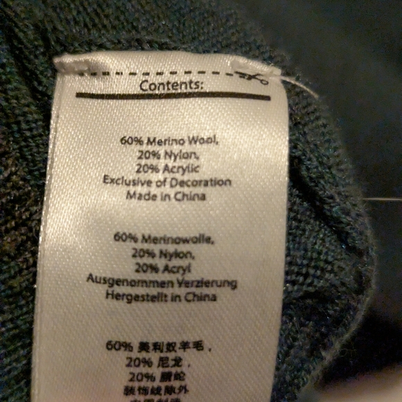 Patterned Blue Smartwool Sweater - Picture 5 of 7